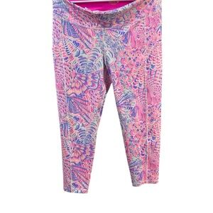 Lilly Pulitzer Pink & Purple Printed Active Leggings